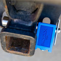 PACLOCK's 80-Series Trailer Hitch Lock, High Security Rotating Disc, 130" Pin, Keyed Differently w/ 1 Key, Silver