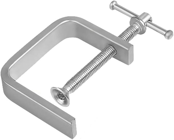 Stainless Steel C Clamps, 0-100 Mm 4 Sizes C Clamp, Heavy Duty Woodworking Clamp With Wide Jaw Openings For Carpentry Woodwork Building Wood, Plastic, Stone, Metal Stable Clamping(0-50mm)