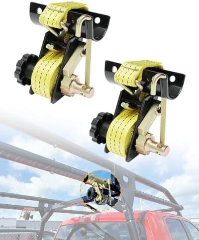 Ladder Rack Straps, Rack Ratchet Straps Truck/Lumber/Pipe/Roof Rack Straps