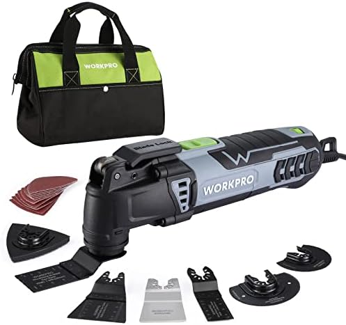 WORKPRO 3.0 Amp Corded Oscillating Multi-Tool Kit