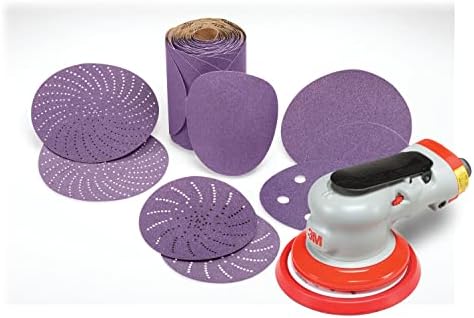 3M Hookit Paper Disc 732U, 120+ C-Weight, 6 in x NH, Die 600Z (Pack of 50)