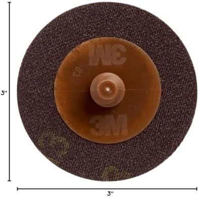 3M Roloc Disc, 361F, 36 YF-Weight, TR, 3 in, Die R300V