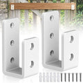 2x4 Door Barricade Brackets, 6mm Thickened Security Brackets(2Pack)