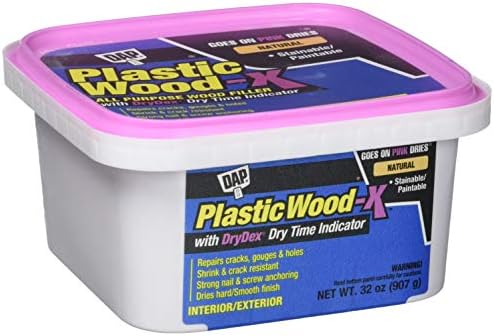 4-Pack of Qt DAP 543 Plastic Wood-X Stainable Wood Filler with DryDex
