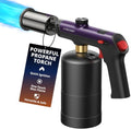 Propane Torch Gun, One-Touch Max Fire, Safety Lock, Royal Purple