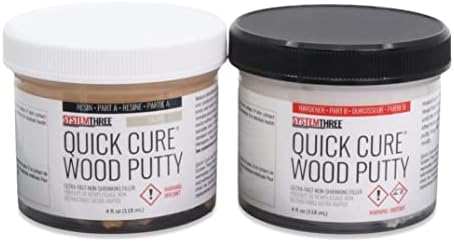 SYSTEMTHREE Quick Cure Putty, Taupe, 8-oz Kit