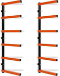 ECOTRIC Lumber Rack Wall Mount Wood Organizer Lumber Organizer - Heavy Duty