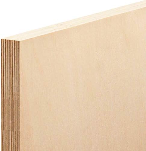 Anderson Plywood 1 inch x 12 inch x 12 inch Baltic Birch Plywood – B/BB Grade (Single) Perfect for Arts and Crafts,School Projects and DIY Projects,Drawing,Painting,Wood Engraving,Wood Burning and Laser Projects