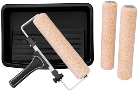 ROLLINGDOG 9-12 Inch Adjustable Paint Roller Set Super Microfiber Painting Tool Kit