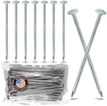 USA Made (150 Pack) Synthetic Grass Landscape, 5.5" Turf Nails/Stakes, 5 lbs Galvanized Boxed Spikes for Securing Artificial Turf & No Dig Edging Products Approximately 150 Nails