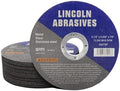 25 Pack 4.5" Cut-Off Wheels Lincoln Abrasives .040" Metal & Stainless Steel