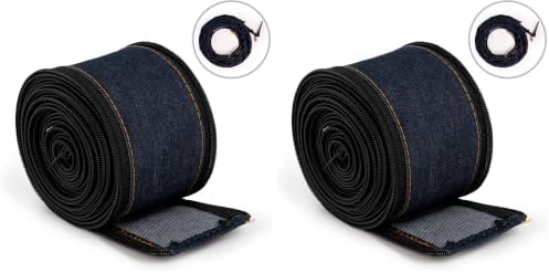 YESWELDER TIG Welding Torch Cable Cover Cowboy Zipper Jacket Style Cover 7.6 Meters(25 Feet Length) (Pack of 2)