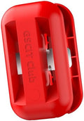 GSCIT Club Edge Banding Trimmer, Carbide Blades Hand Planer Edge for Burrs Edge Trim Planer Wood Scraper Edge Banding Tools Cutter for PVC ABS Melamine (Red)