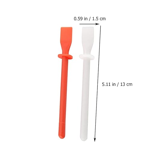 Healifty Tools Repair Kit Silicone Glue Brush 6pcs Glue Smear Sticks Applicator Kit Spreader Handmade Scraping Spreaders Sewing Accessories Flex Silicone Spatula Spatula