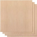 Proflex White Oak Plywood 6pcs, 1/8" x 12” x 12” Real Wood Plywood Sheets Premium “A” Grade with Smooth Sanded Finish, Perfect for Laser Cutting & Engraving, Crafts, and DIY