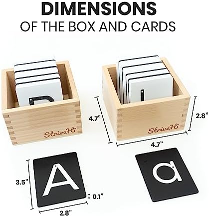 Montessori Sandpaper Letters | Black & White Montessori Letters Set w/ 3.5"x2.8" Lowercase & Uppercase Sand Paper Letters Cards Set | Sensory Sandpaper Letters Montessori | alphabet sandpaper letters