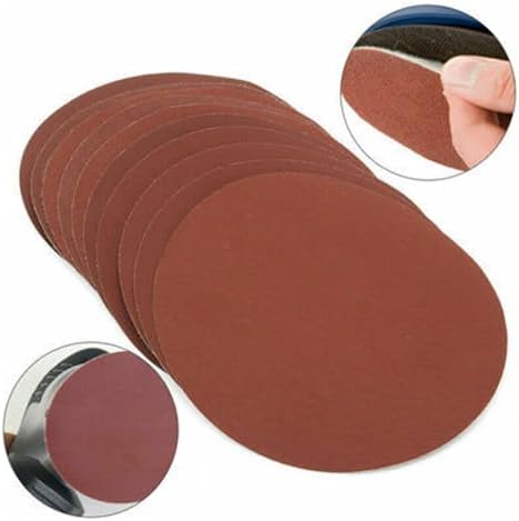 Sandpaper, Sanding disc,25Pcs 50/75/100/150/200mm Sanding Discs Hook Loop Sandpaper Abrasive Sand Sheets 40/320/600/800/1000/1200/1500/3000 Grit(150MM-150)