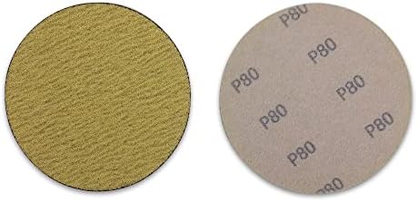 BHA 5" No Hole Hook & Loop Sanding Discs for DA Sander, 150 Grit - 100 Pack