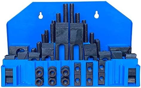 TEXALAN(R) Hold Down Clamp Clamping Set Kit Bridgeport Mill (5/8" Slot 1/2" Stud)