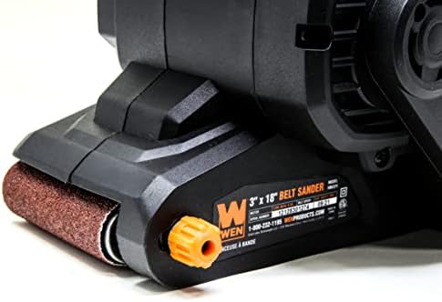 WEN HB632V 6.3-Amp 3-by-18-Inch Variable Speed Handheld Portable Belt Sander