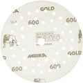 Mirka Gold Film Multifit 5 Inch Sanding Discs, 600 Grit Hook & Loop 50 Pack