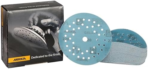 Mirka Galaxy Multifit 5 Inch Ceramic Sandpaper 220 Grit Hook & Loop 50 Pack