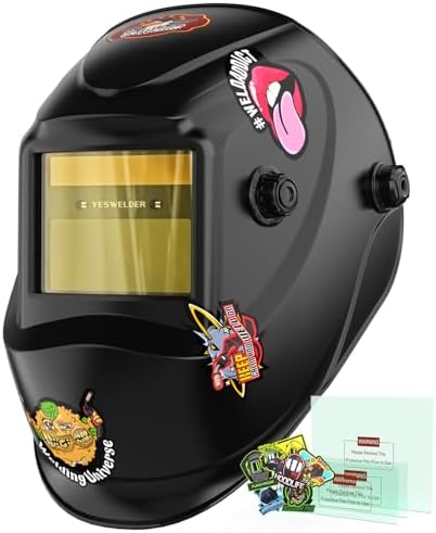 YESWELDER Auto Darkening Welding Helmet 1/1/1/1 True Color, LYG-L600A