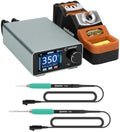 GEEBOON TC22 Soldering Station Kit 240W with SDC02 Soldering Iron Stand Includes T245 T210 Handle and C245 C210 Soldering Iron Tips