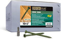 Deck Plus Deck Screws, #10 x 3in, 1500 Pack, Green