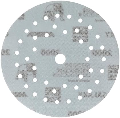 Mirka Galaxy Multifit 5'' Ceramic Sandpaper, 2000 Grit Hook & Loop 50 Pack
