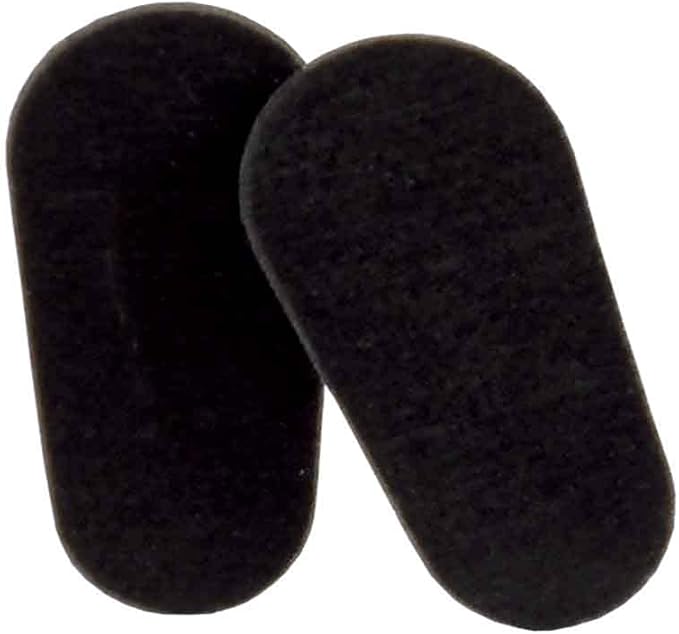 GMS Optical Soft Foam Self-Adhesive Nose Pads for Glasses, Sunglasses, and Eye-wear – 15mm (60 Pair, Black)