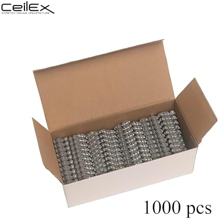 1000x Collated Concrete Nails 5/8 Inch (16mm) for Hilti BX 4 (BX4) Cordless Concrete Nailer, B4 MX Collated Strip, Full Round Head Hardened Steel Pins for Metal Track, Drywall & Concrete
