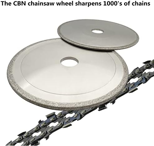 CBN Chainsaw Sharpening Wheel 5-3/4" Dia X 1/8" Thick for 1/4" and .325 Pitch Chains（1/8" Thick）