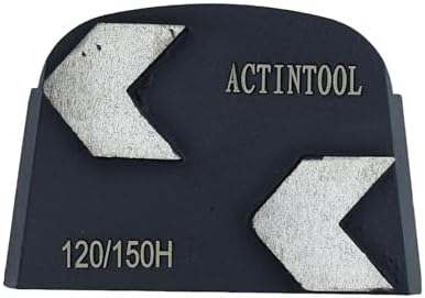 Twin Arrow Segments Diamond Grinding Metal Shoes for Lavina Grinder (Pack of 3)