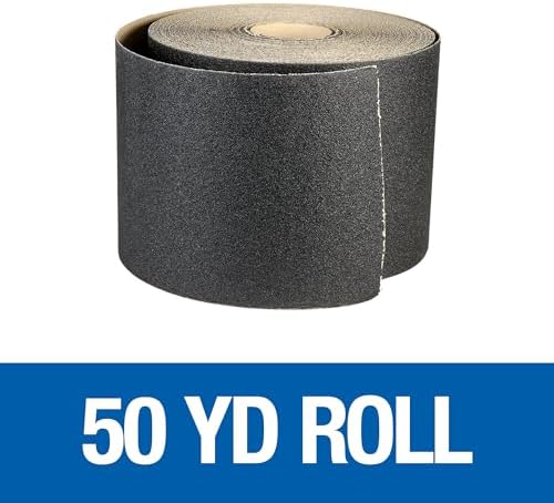 Mercer Industries 400120 Silicon Carbide Floor Sanding Roll, 8" x 50 yd, Grit 120F