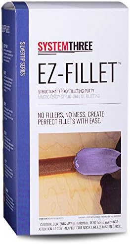 System Three EZ-Fillet Epoxy Putty Kit, Brown, 1.5 Pints