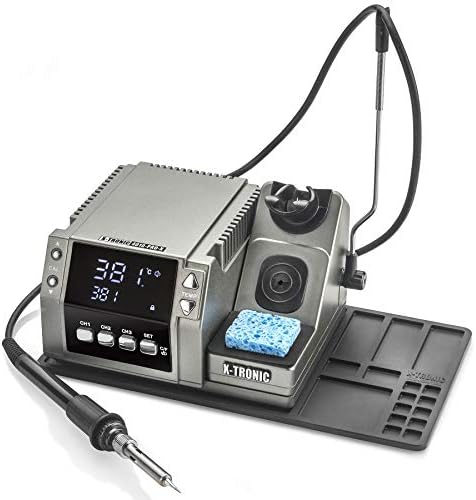 X-Tronic 4010-PRO-X • State of the Art • "Platinum Series" • 75 Watt Soldering Iron Station • Features a Calibration Func, 0-30 Minute Sleep Func, C/F Func, Unit Lock Func and 3 Temperature Presets!
