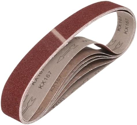 HARFINGTON 2 x 36 Inch Sanding Belts, 6 Pcs 40 Grits Aluminum Oxide