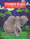 Stained Glass Coloring Book: An Adult Stained Glass Coloring Book for Stress Relief & Relaxation - Paperback