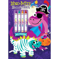 Dino-Mite Halloween: Colortivity with Big Crayons and Stickers - Paperback