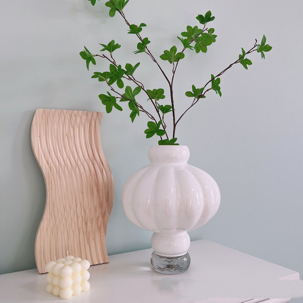 Creative New Lantern Glass Vase Living Room Dining Table Flower Arrangement