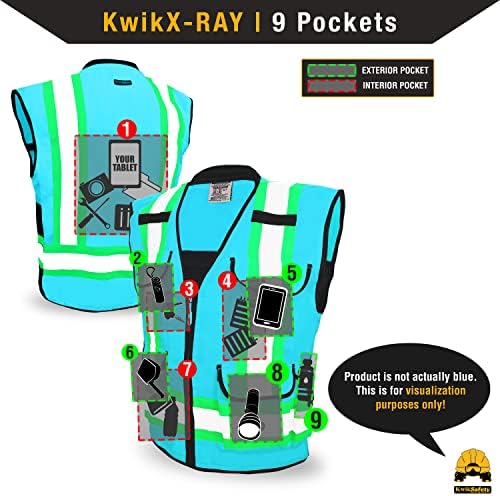 KwikSafety GODFATHER Safety Vest Class 2 & Class 3 ANSI OSHA Hi Vis Vest