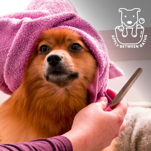 Best Shot UltraMAX Pro Finishing Spray, Ideal Detangler Spray for Pets, Hydrating and Soothing Pet Grooming Spray, for Dogs and Cats, 1.1 Gallon