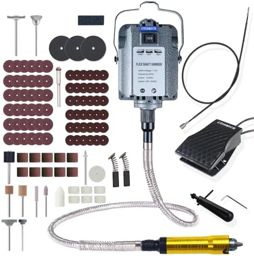 1200W Flexible Shaft Grinder with Forward and Reverse Functions
