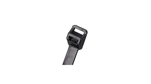 Panduit PRT6EH-C0 Cable Tie, Releasable, Extra-Heavy, Weather Resistant Nylon 6.6, 22.2-Inch Length, Black (100-Pack)