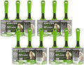 Evercare Pet Hair Lint Rollers All Purpose Use 100 Easy-Tear Sheets Per Roll Reusable Sticky Roller Pets Cat & Dog Hair Remover Contoured Handle for Furniture Clothing & Cars, Green (Pack of 12)