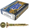 Jake Sales #10 X 1-1/2" Gold Star Wood Screw Torx/Star Drive Flat Head (5 Pound CASE ~5,895 Screws) - Multipurpose Torx/Star Drive Wood Screws
