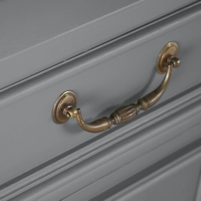 Magnolia Home by Joanna Gaines Chalk Style Interior Paint for Furniture and Cabinets, Ultra-Matte, TEXAS STORM - 1 Quart