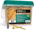 Deck Plus Deck Screws, #8 x 2in, 3125 Pack, Tan Epoxy