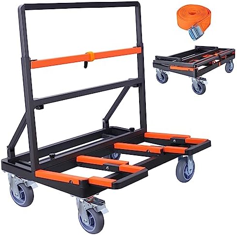 YANGTZE Folding Drywall Cart Heavy Duty,Drywall Dolly 2200 lbs